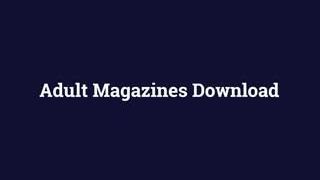 Adult Magazines PDF