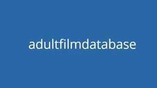 Adult Film Database